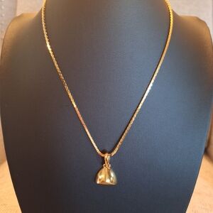 Monet Triangle Pendant Necklace